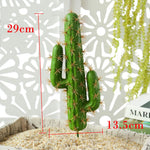 Carregue a imagem na visualização da galeria, Cacto Artificial Decorativo 43cm - Verde Realista e Durável
