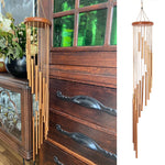 Carregue a imagem na visualização da galeria, Sinos de Vento de Metal com 18 Tubos para Harmonia e Elegância
