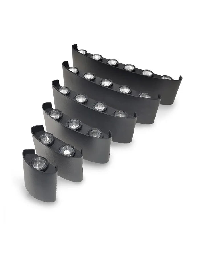 Lâmpada de Parede LED à Prova d'Água para Ambientes Externos