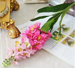 Carregue a imagem na visualização da galeria, Ramo de Jacinto Violeta Artificial para Decoração Elegante
