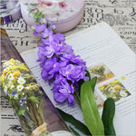 Carregue a imagem na visualização da galeria, Ramo de Jacinto Violeta Artificial para Decoração Elegante

