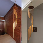 Carregue a imagem na visualização da galeria, Sinos de Vento de Metal com 18 Tubos para Harmonia e Elegância
