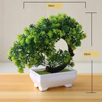 Carregue a imagem na visualização da galeria, Bonsai Artificial Verde: Beleza e Elegância para Seu Espaço
