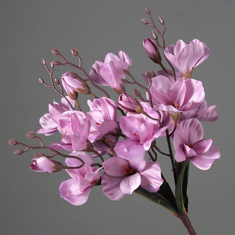 Buquê de Magnólias Artificiais para Decoração Elegante