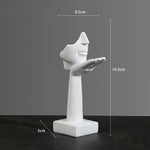 Carregue a imagem na visualização da galeria, Estátuas Abstratas de Resina: Elegância e Arte para Sua Decoração
