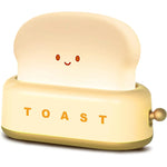 Carregue a imagem na visualização da galeria, Luz Noturna Kawaii Pão LED com Temporizador e Brilho Ajustável
