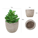Carregue a imagem na visualização da galeria, Decoração Elegante com Mini Plantas Artificiais em Vaso
