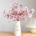 Carregue a imagem na visualização da galeria, Ramo de Flor de Cerejeira Artificial 40cm para Decoração e Casamentos
