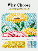 Carregue a imagem na visualização da galeria, Pintura Diamante DIY Flor Sonho - Brilho e Criatividade
