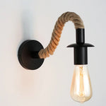 Carregue a imagem na visualização da galeria, https://salvedecor.com/products/luminaria-parede-industrial-corda-canhamo
