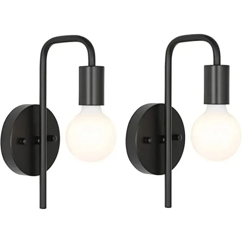 Luminária de Parede Vintage em Ferro – Elegância e Estilo