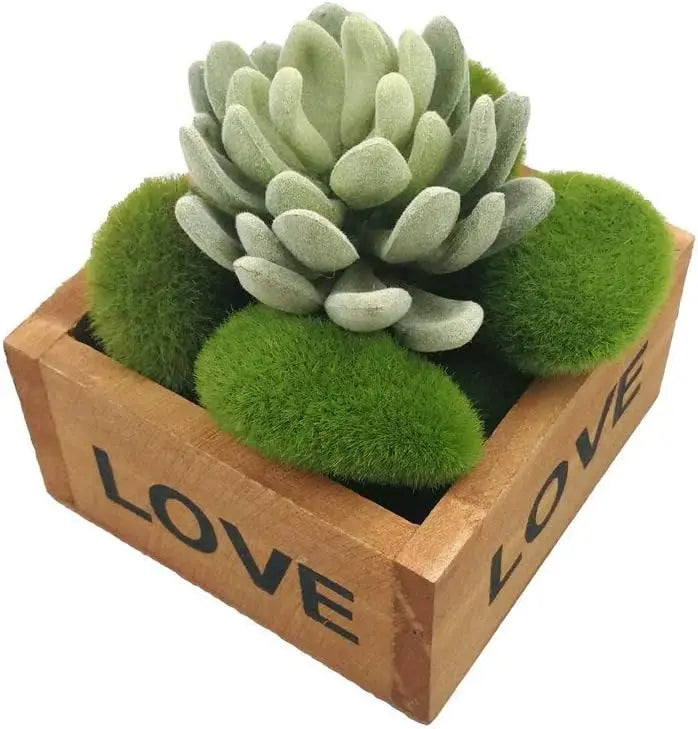 Pedras de Musgo Artificial para Decoração Natural - 10 Peças