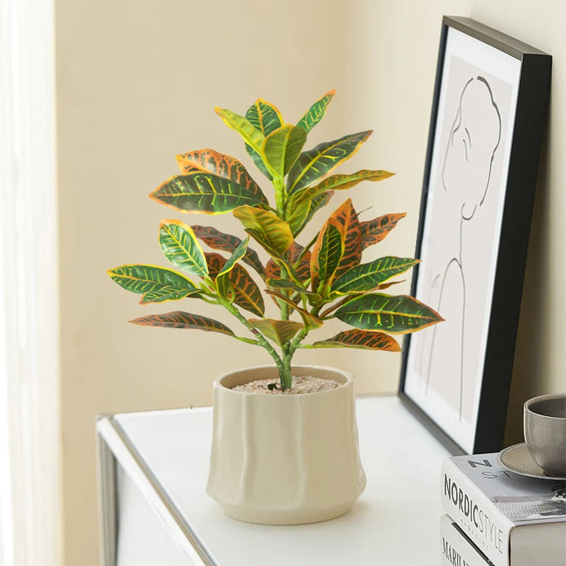 Planta Artificial Ficus Decorativa para Casa e Escritório