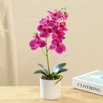 Carregue a imagem na visualização da galeria, Bonsai de Orquídea Artificial: Beleza e Elegância para Sua Decoração
