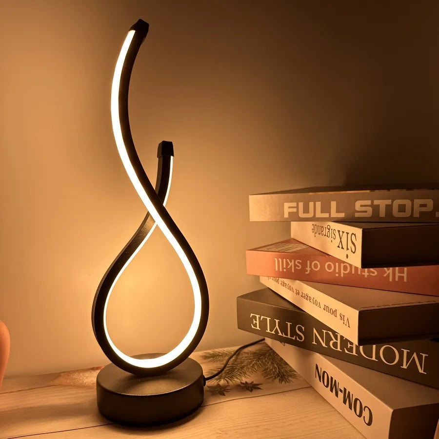 Abajur LED Decorativo Art Deco - Elegância e Versatilidade