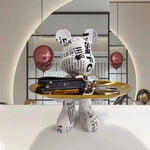 Carregue a imagem na visualização da galeria, Estatueta Decorativa de Urso Graffiti com Prato Multiuso
