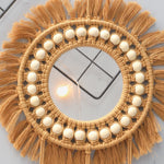 Carregue a imagem na visualização da galeria, Espelho Redondo Boho Macramê para Decoração de Interiores
