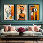 Carregue a imagem na visualização da galeria, Conjunto de Posters Abstratos para Decoração Moderna
