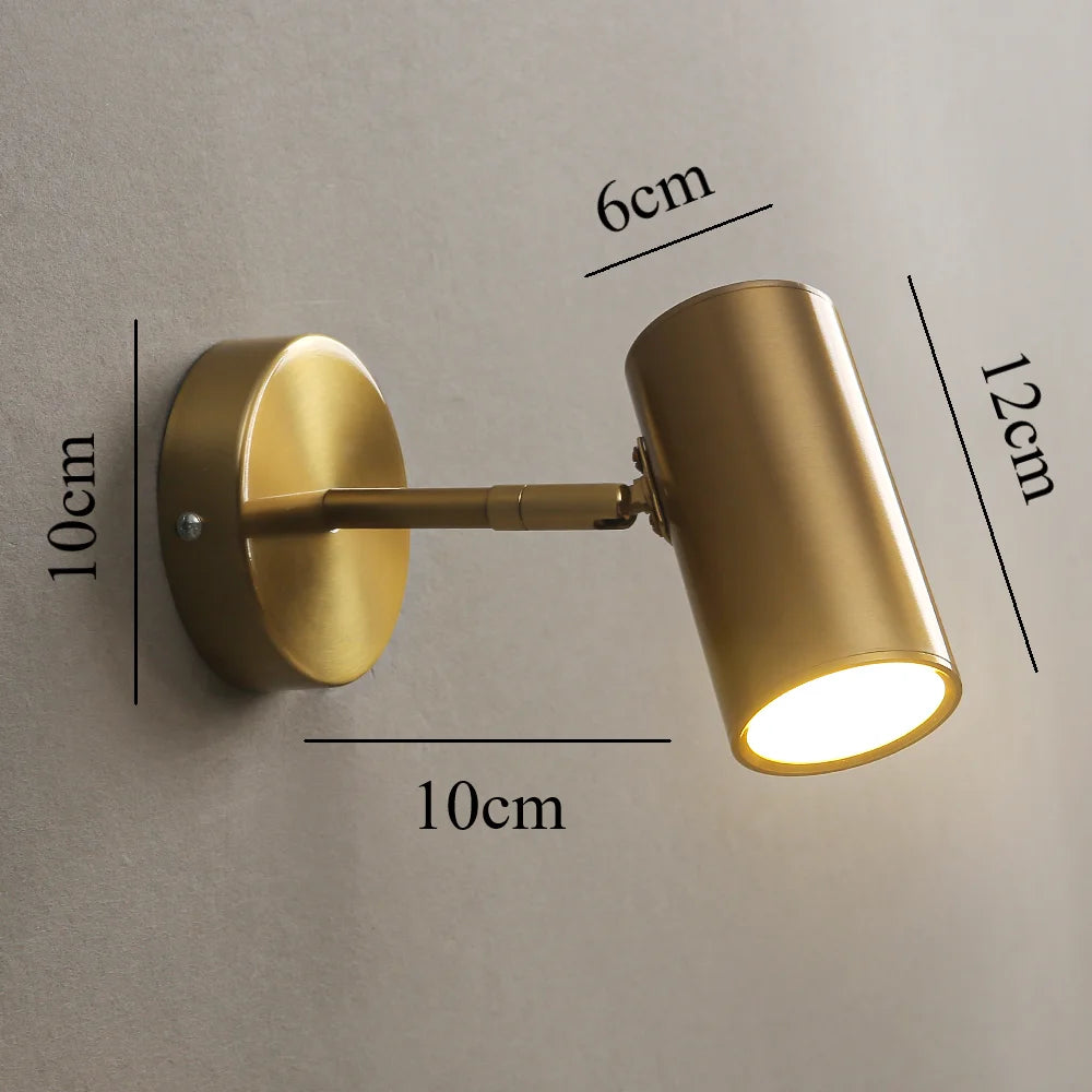 Luminária de Parede Moderna com LED Ajustável