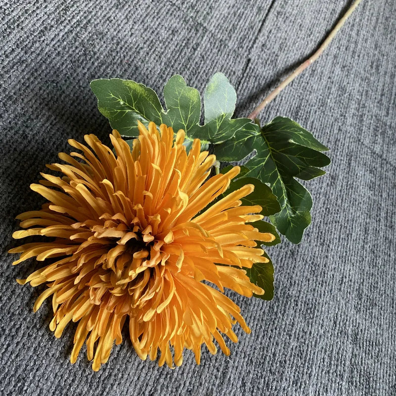 Crisântemo de Seda Luxuoso para Decoração e Eventos