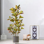 Carregue a imagem na visualização da galeria, Árvore Artificial Ficus 120cm para Decoração de Interiores
