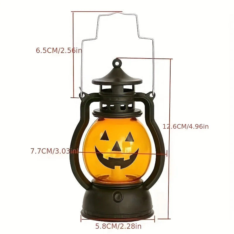 Lanterna LED Decorativa de Abóbora para Halloween Loja Salve Decor