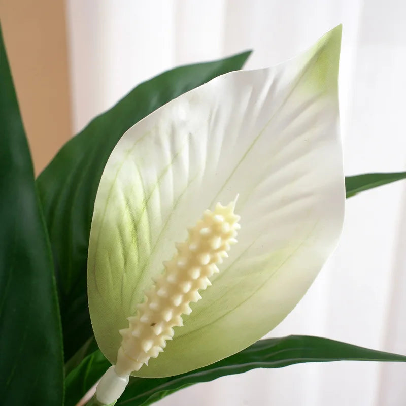 Elegância Natural: Folhas de Antúrio Artificial 42cm para Decoração