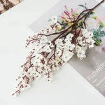 Carregue a imagem na visualização da galeria, Flor de Cerejeira Artificial Rosa Branco - Beleza Atemporal para Sua Decoração
