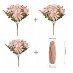 Carregue a imagem na visualização da galeria, Buquê de Flores Artificiais de Seda para Decoração Elegante
