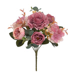 Carregue a imagem na visualização da galeria, Buquê Vintage de Flores Artificiais em Seda para Decoração Elegante
