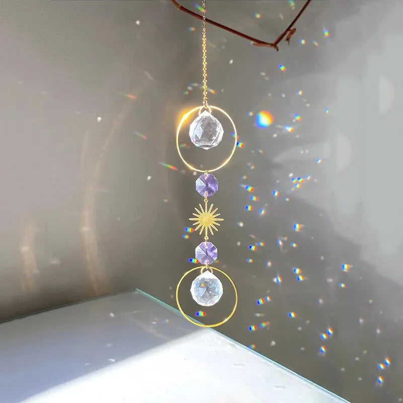 Luz Decorativa de Cristal com Efeito Solar Calmante