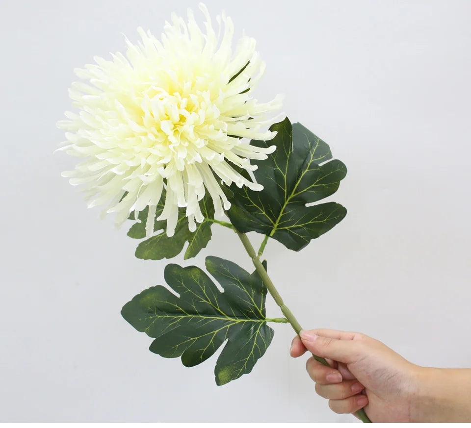 Crisântemo de Seda Luxuoso para Decoração e Eventos
