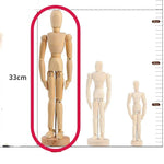Carregue a imagem na visualização da galeria, Modelo de Mão e Corpo em Madeira para Desenho Artístico
