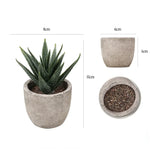 Carregue a imagem na visualização da galeria, Decoração Elegante com Mini Plantas Artificiais em Vaso
