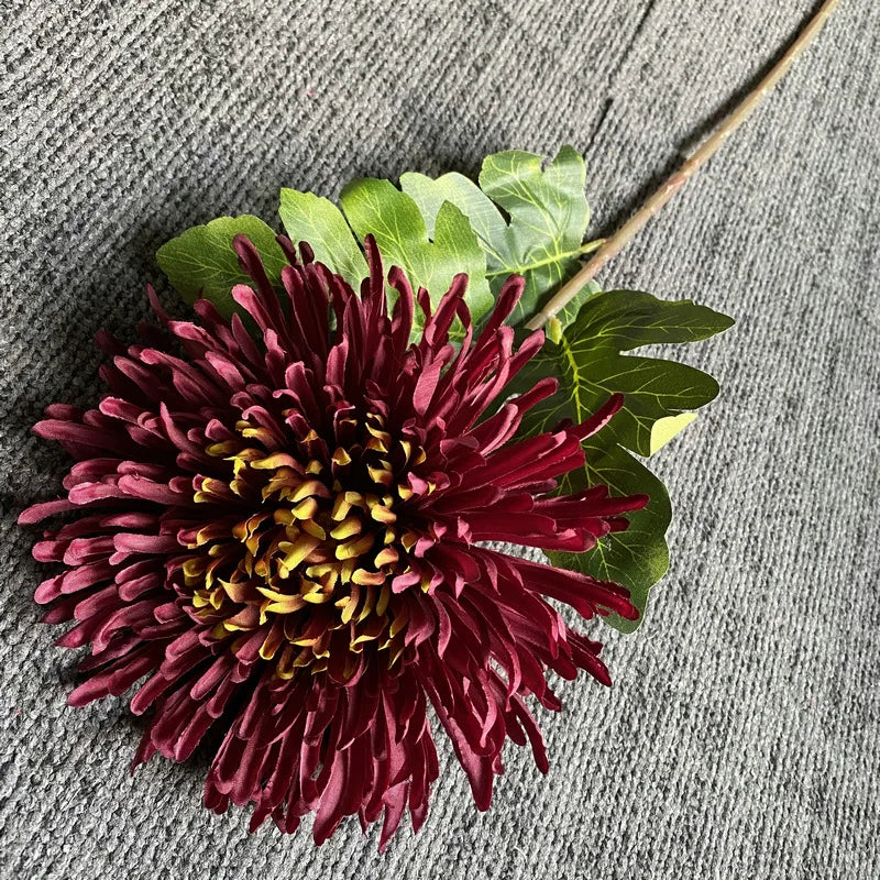 Crisântemo de Seda Luxuoso para Decoração e Eventos
