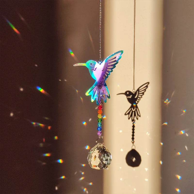 Pingente de Cristal Arco-Íris para Decoração de Janelas