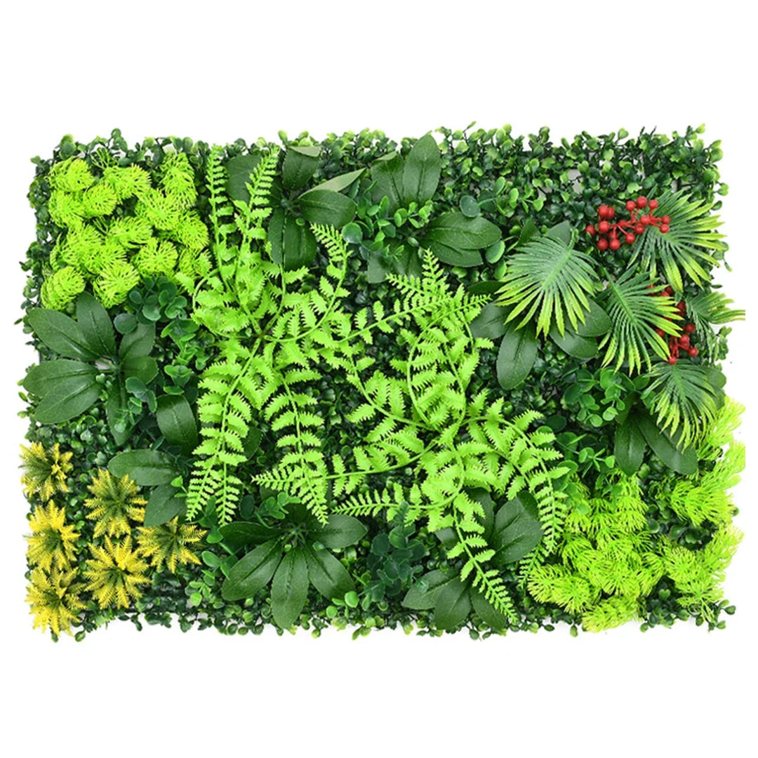 Parede Verde Artificial com Proteção UV e Fácil Instalação
