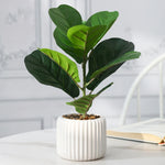 Carregue a imagem na visualização da galeria, Ficus Artificial 38cm com Folhas de Violino para Decoração
