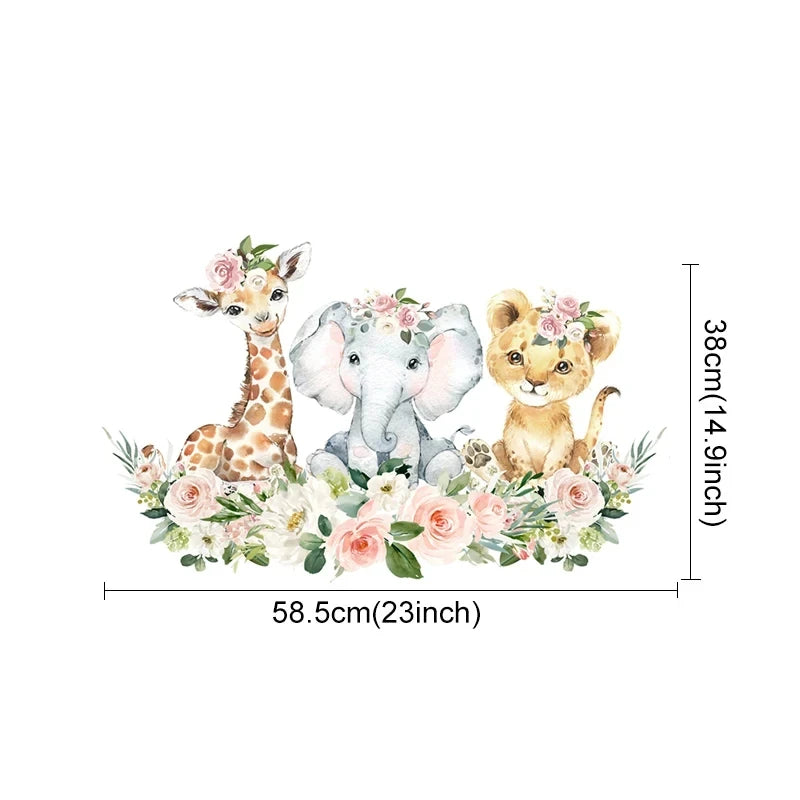 Adesivos de Parede Infantis com Animais da Floresta - Decoração Encantadora