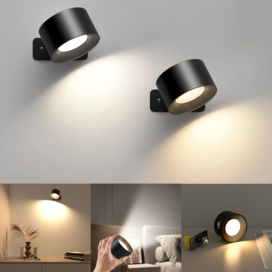 Arandela LED com Controle de Toque e Bateria Duradoura