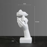 Carregue a imagem na visualização da galeria, Estátuas Abstratas de Resina: Elegância e Arte para Sua Decoração
