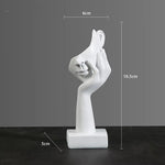 Carregue a imagem na visualização da galeria, Estátuas Abstratas de Resina: Elegância e Arte para Sua Decoração
