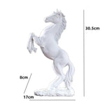 Carregue a imagem na visualização da galeria, Elegante Escultura de Cavalo em Resina - Decoração Interior
