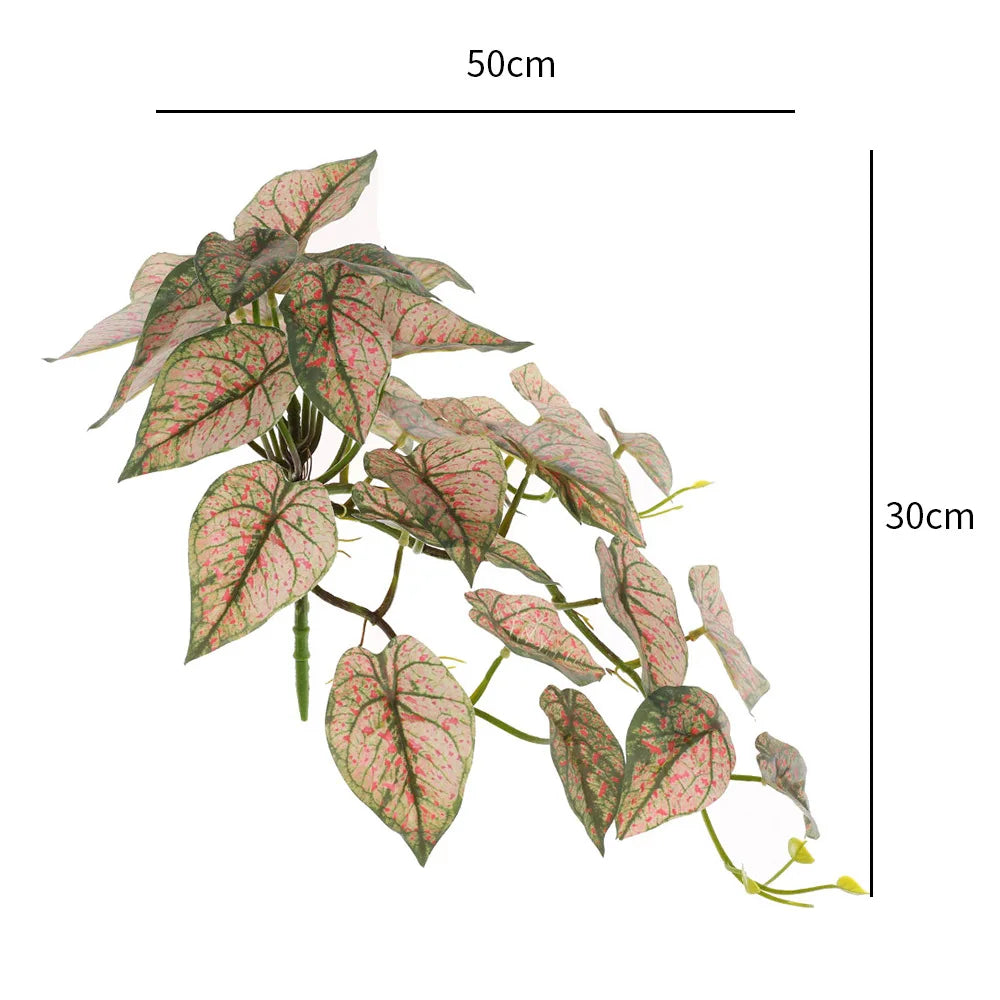 Folha de Palmeira Artificial para Decoração Tropical
