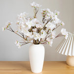 Carregue a imagem na visualização da galeria, Ramo de Flor de Cerejeira Artificial 40cm para Decoração e Casamentos
