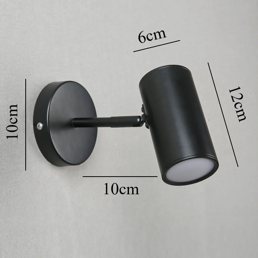 Luminária de Parede Moderna com LED Ajustável