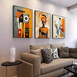 Carregue a imagem na visualização da galeria, Conjunto de Posters Abstratos para Decoração Moderna
