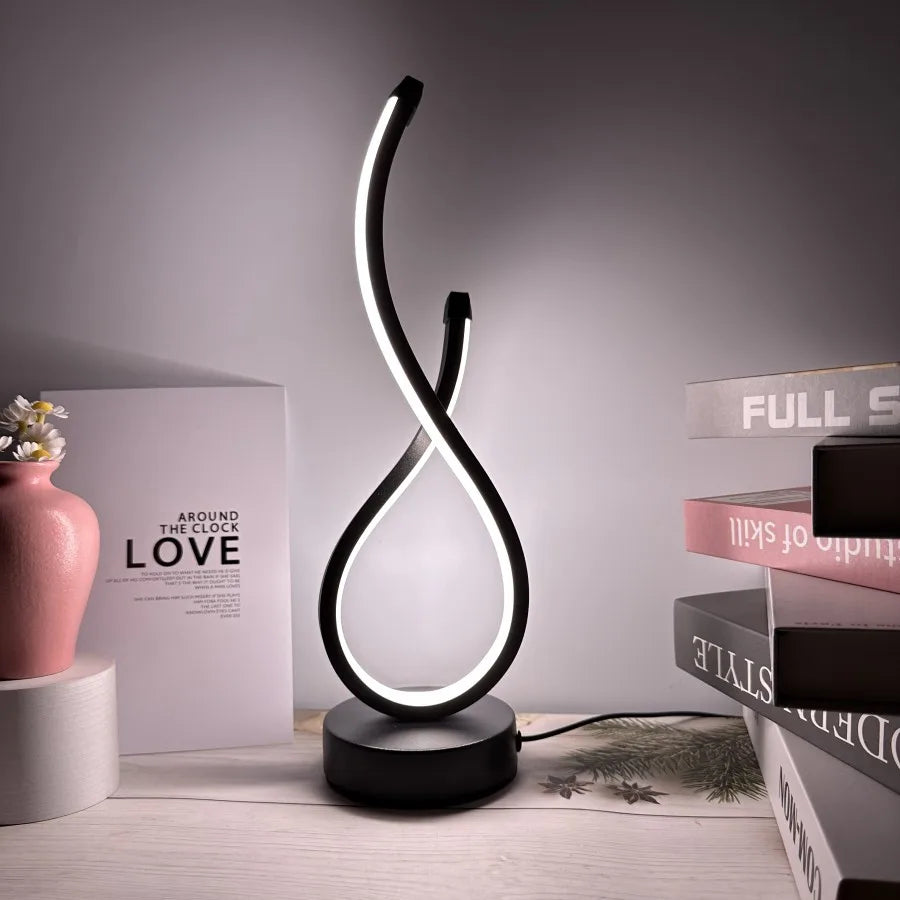 Abajur LED Decorativo Art Deco - Elegância e Versatilidade