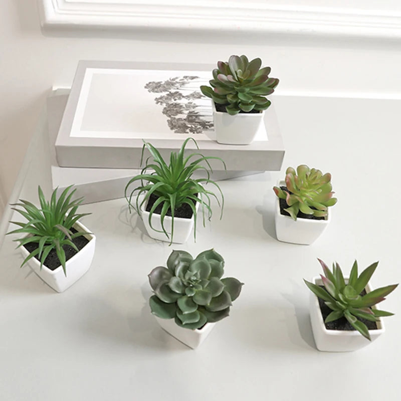 Mini Suculentas Artificiais: Beleza Natural para Sua Casa