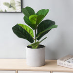 Carregue a imagem na visualização da galeria, Ficus Artificial 38cm com Folhas de Violino para Decoração
